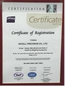 Chứng Nhận ISO9001-2008 TAIWAN Chứng Nhận ISO9001-2008 TAIWAN